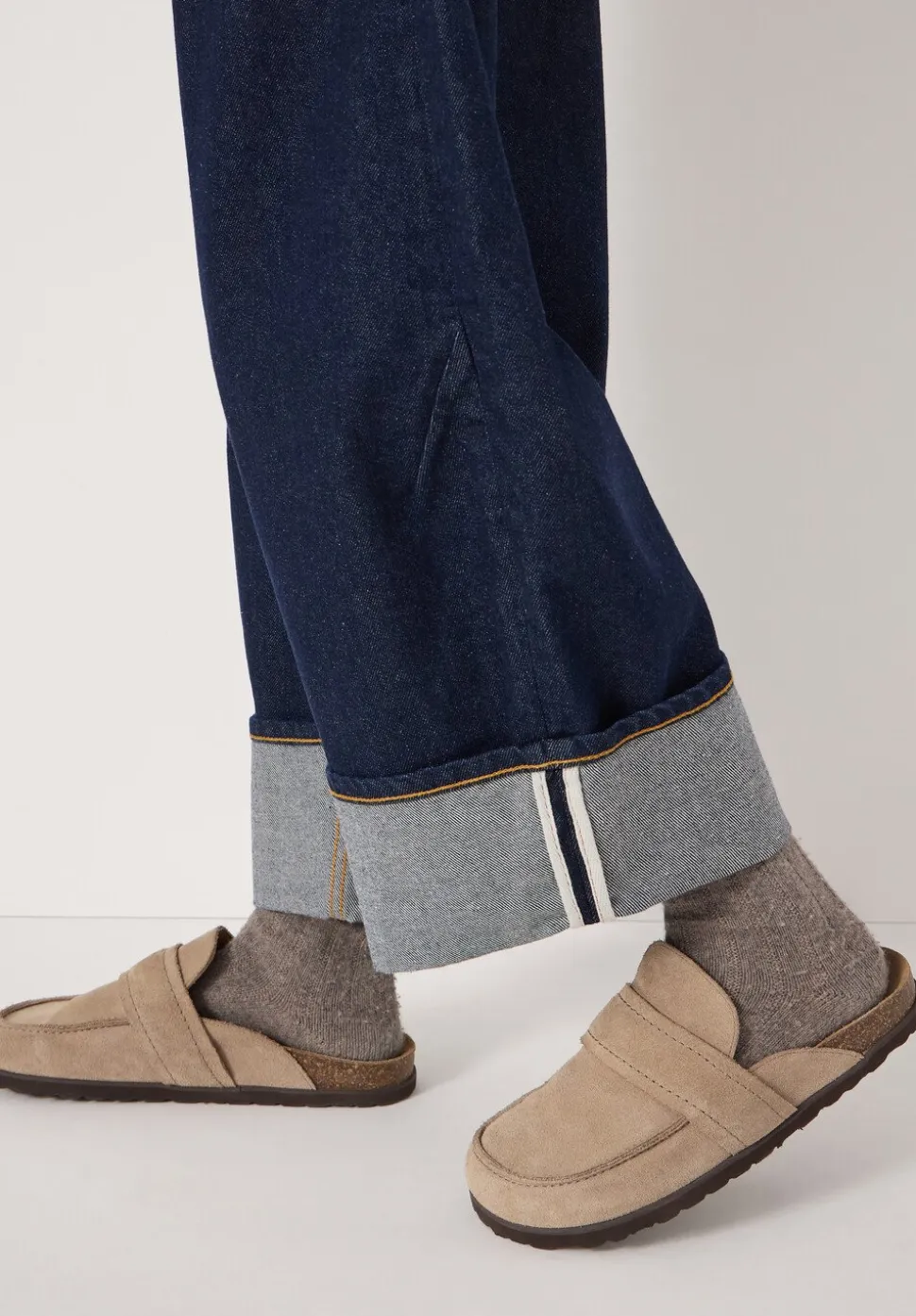 Faith Turn Up Barrel Leg Jeans