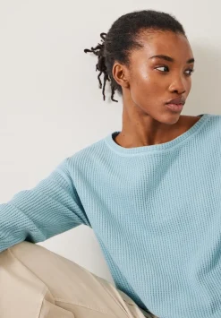 Faye Textured Waffle Top