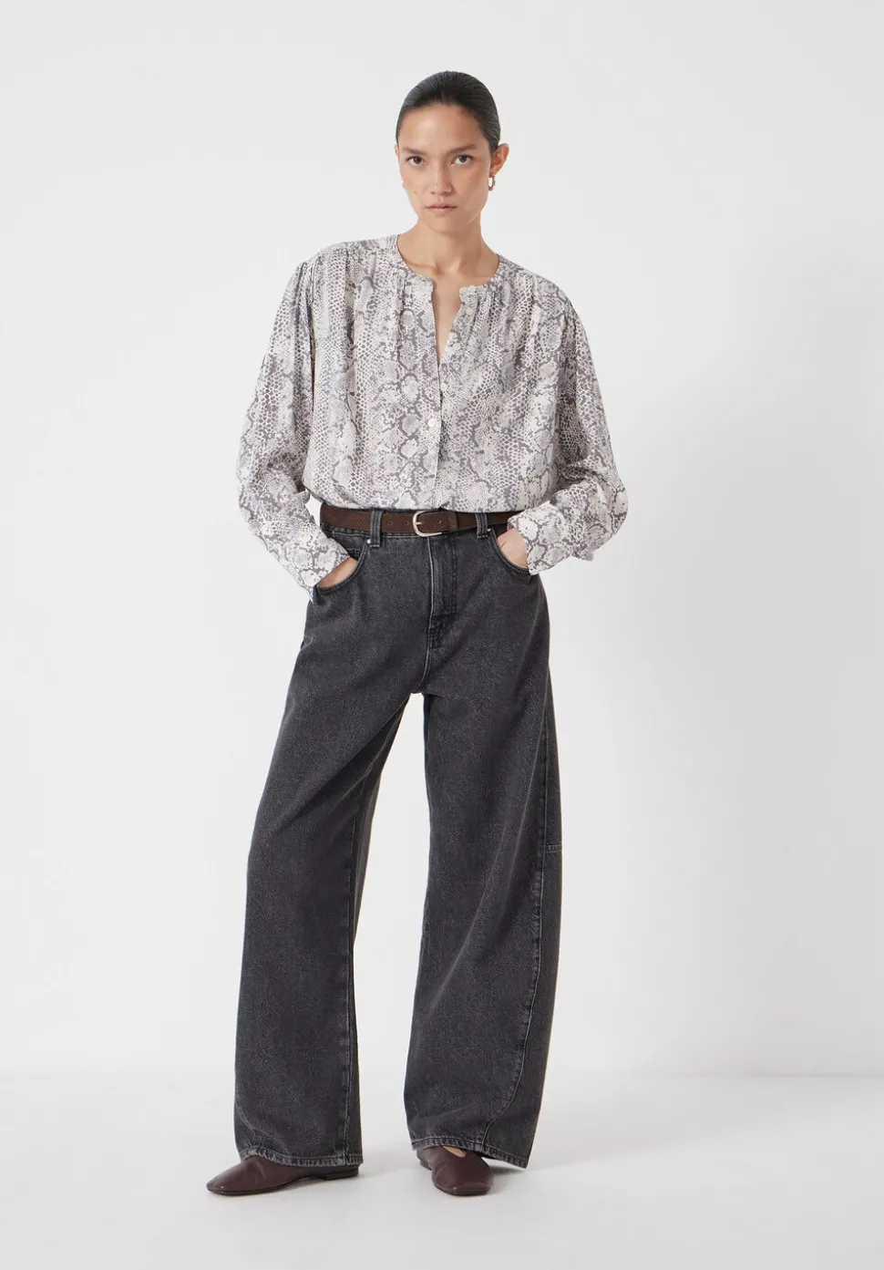Fernanda Snake Printed Blouse