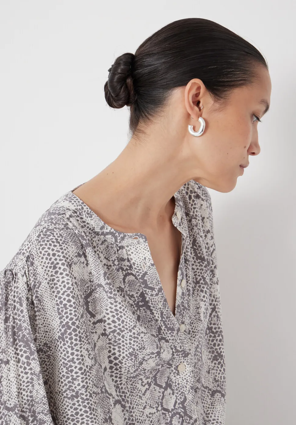 Fernanda Snake Printed Blouse