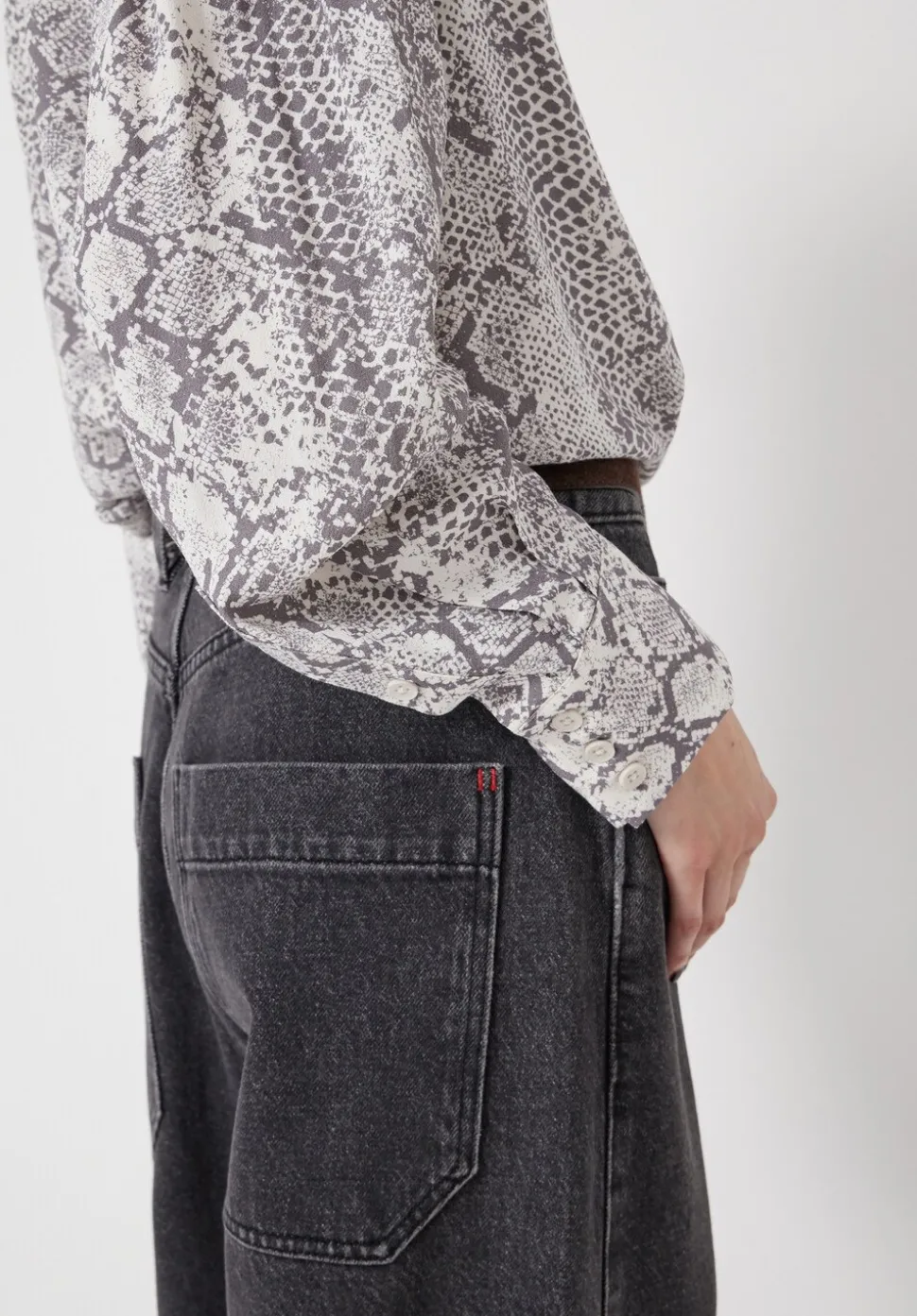 Fernanda Snake Printed Blouse