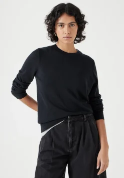 Fine Knit Wool Blend Jumper