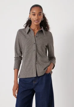 Fitted Check Jersey Shirt