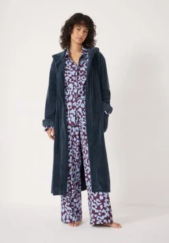 Fluffy Hooded Dressing Gown