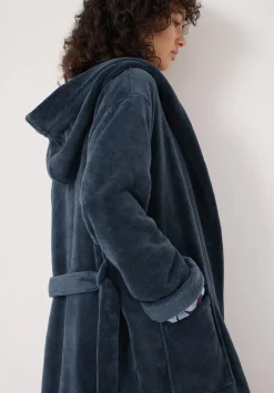 Fluffy Hooded Dressing Gown