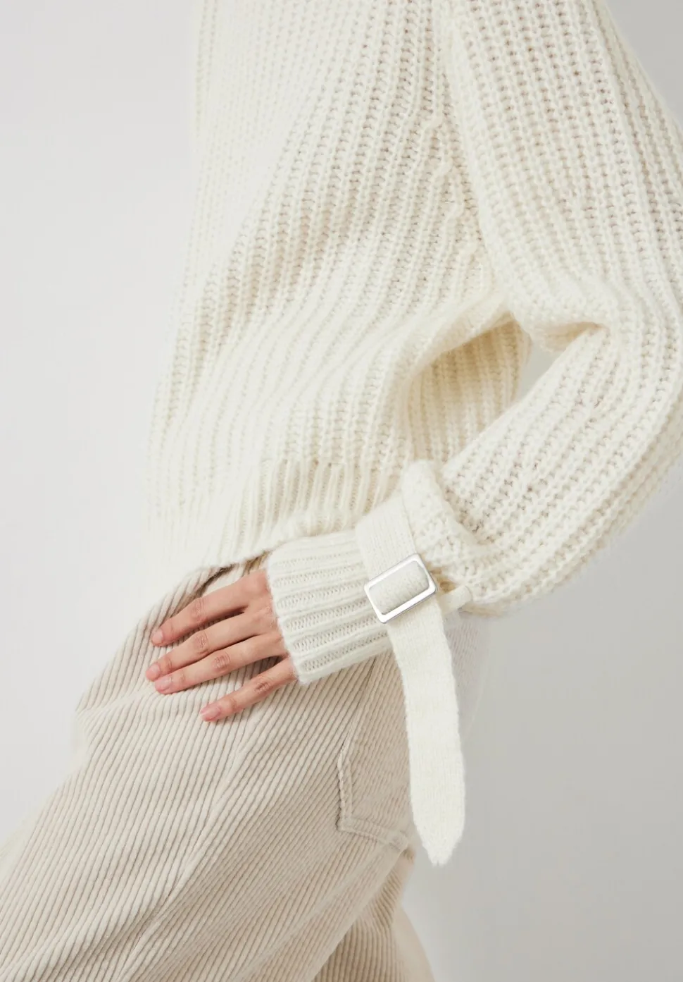 Francis Tie and Buckle Detail Jumper