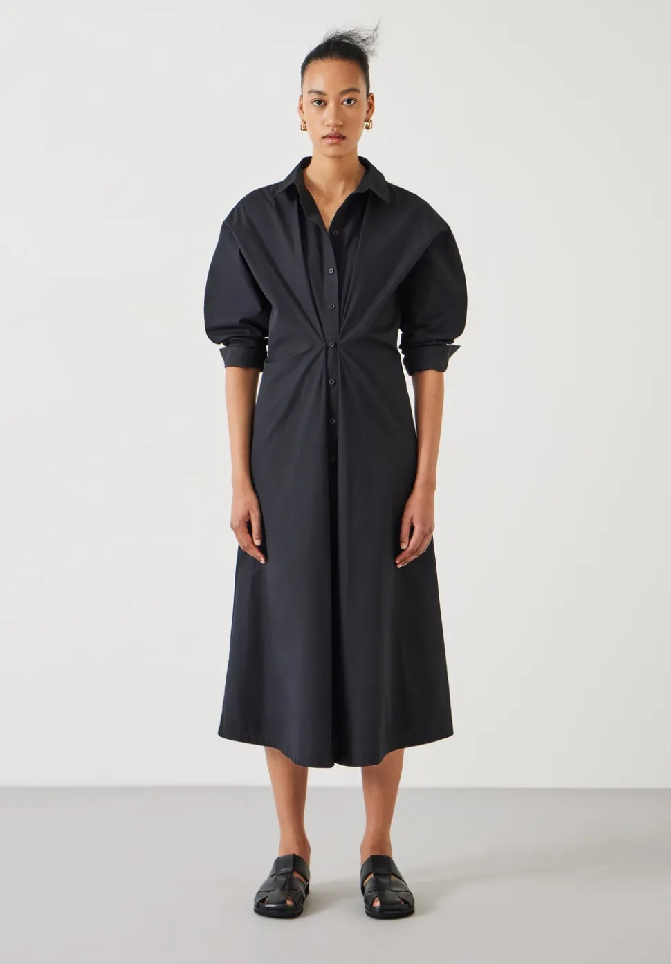 Freddie Maxi Shirt Dress