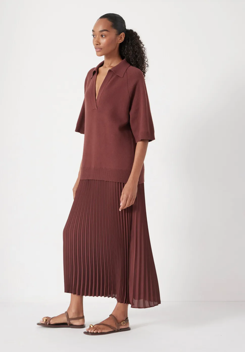 Gabriela Polo Knit Dress