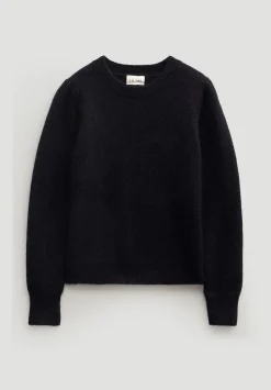 Gathered Shoulder Wool Blend Jumper
