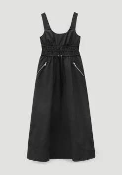 Gathered Waist Midi Dress