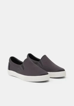 Gili Satin Slip On Trainers