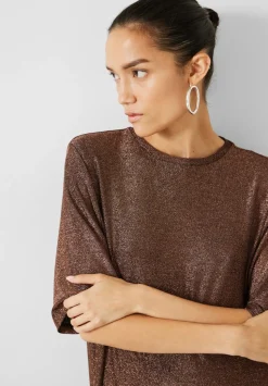 Glitter Maxi T-shirt Dress
