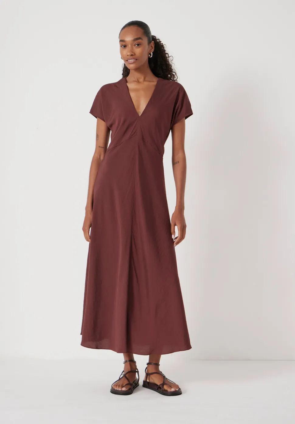 Grace Air Flow V-Neck Maxi Dress