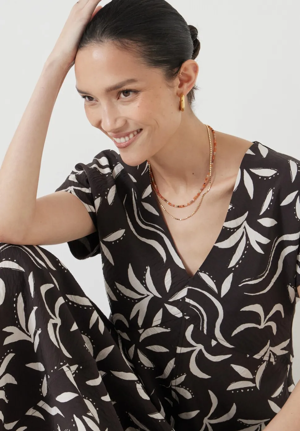 Grace Air Flow V-Neck Maxi Dress