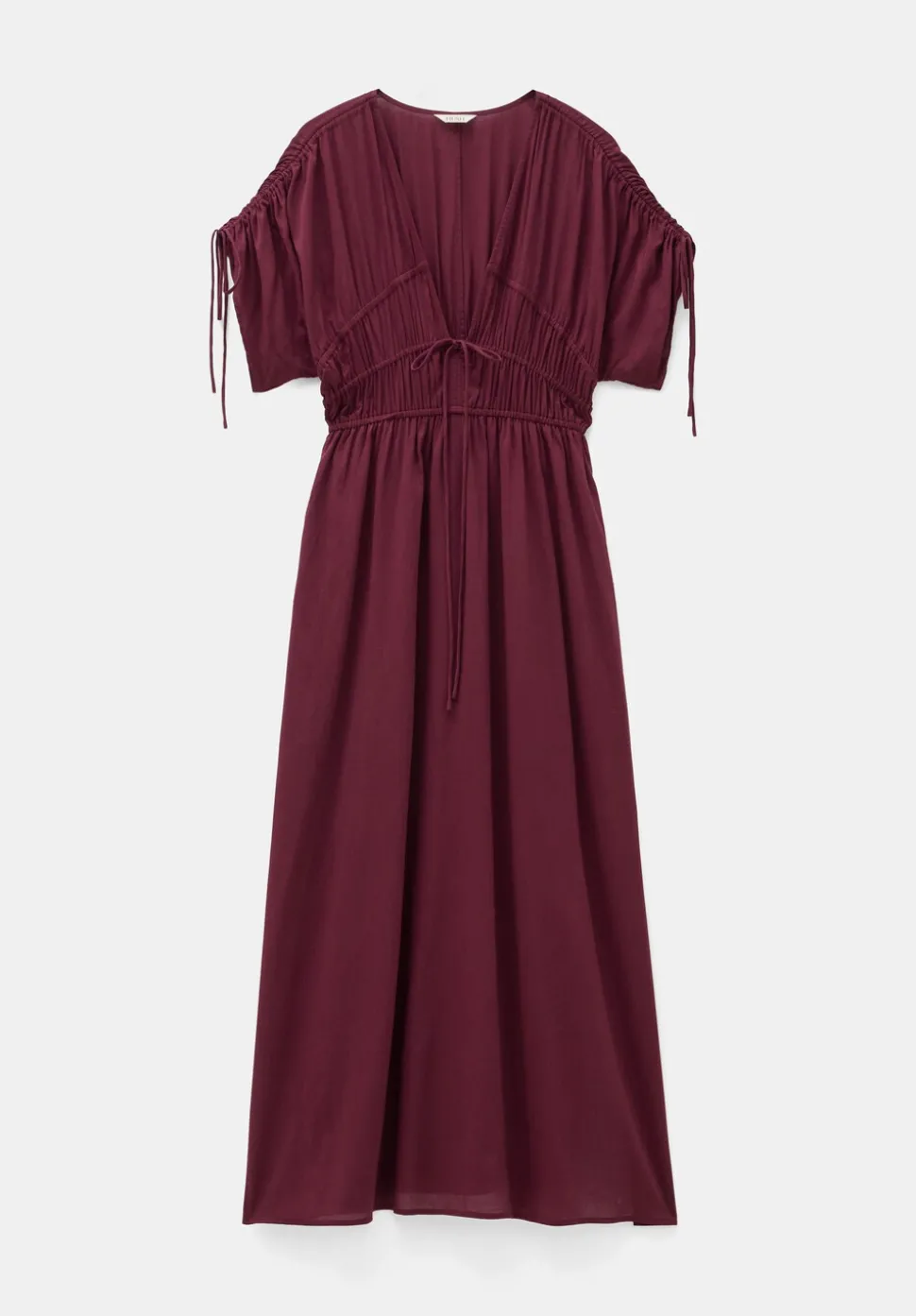 Grace Cotton Blend Midi Beach Dress