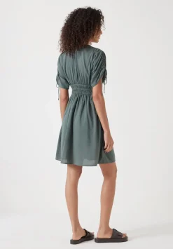 Grace Cotton Blend Mini Beach Dress
