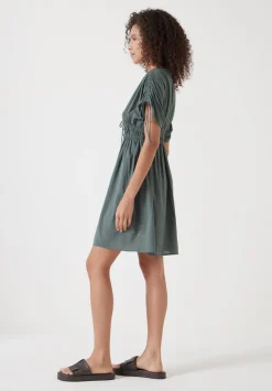 Grace Cotton Blend Mini Beach Dress