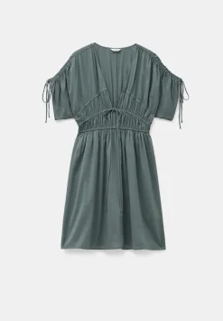 Grace Cotton Blend Mini Beach Dress