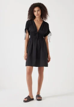 Grace Cotton Blend Mini Beach Dress