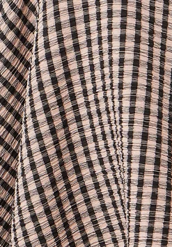 Grace Jersey Gingham Check V-Neck Maxi Dress