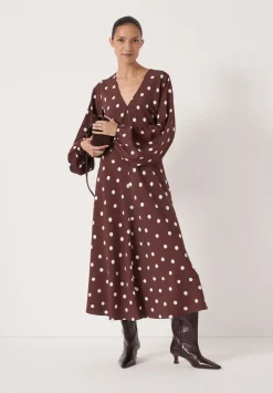 Grace V-Neck Long Sleeve Dress