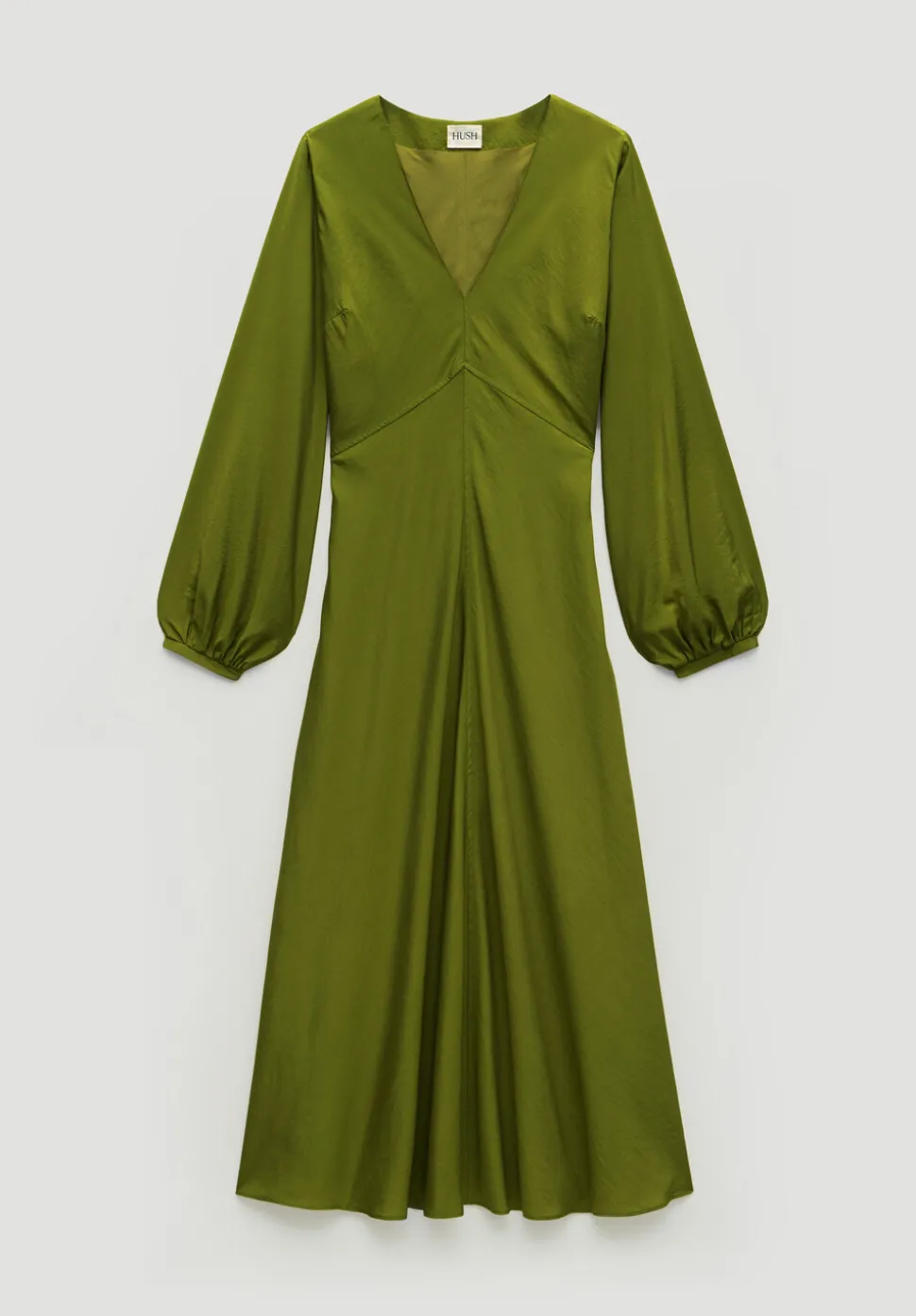 Grace V-Neck Long Sleeve Dress
