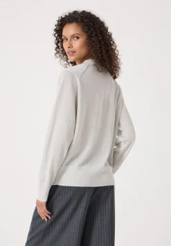 Gracey V Neck Metallic Jumper