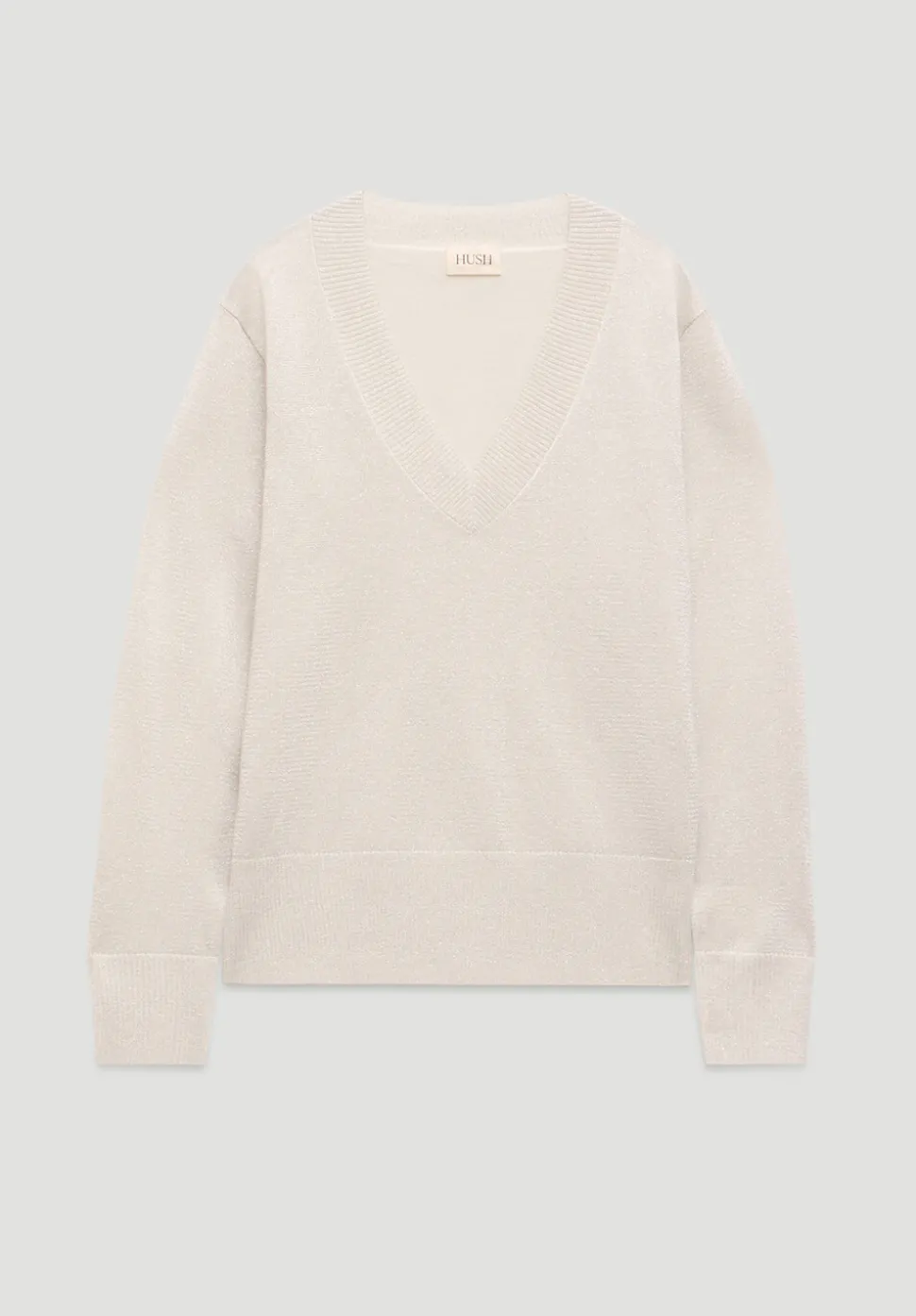 Gracey V Neck Metallic Jumper