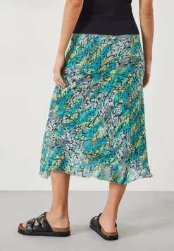 Hallie Printed Midi Skirt