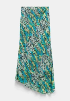 Hallie Printed Midi Skirt