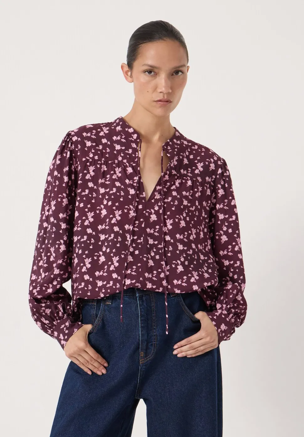 Harlow Tie Front Detail Blouse