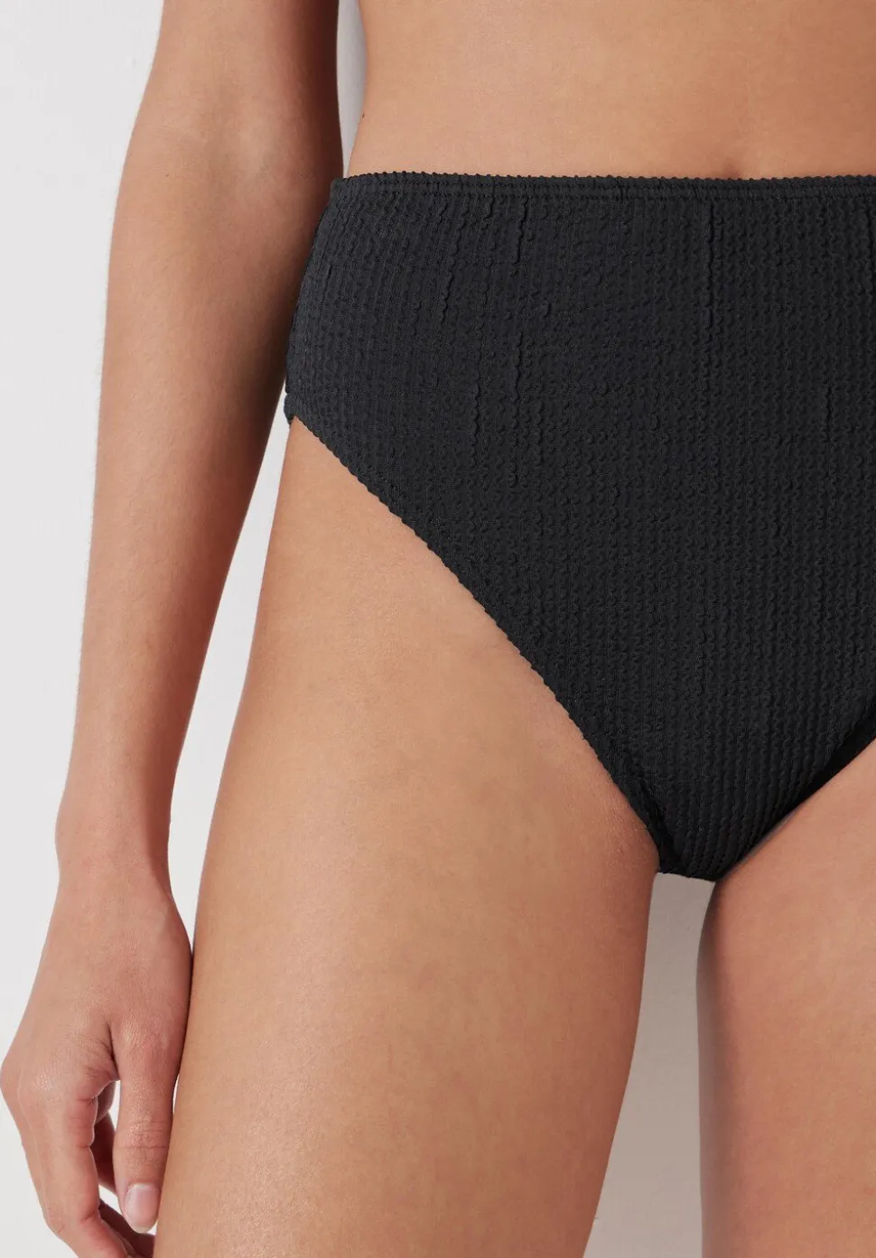 Harper High Waisted Crinkle Bikini Bottoms