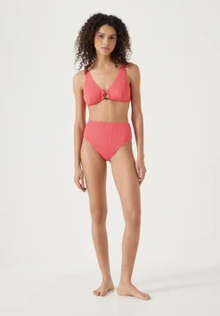 Harper High Waisted Crinkle Bikini Bottoms