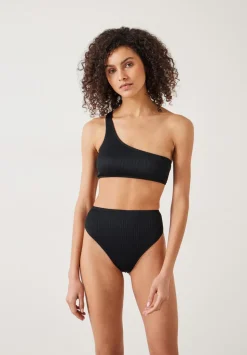 Harper High Waisted Rib Bikini Bottoms