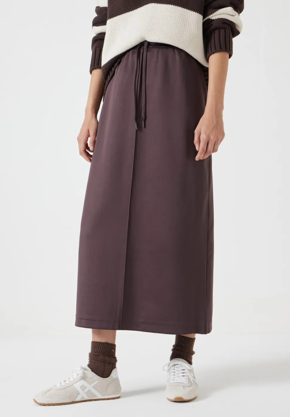 Harrison Pintuck Jersey Skirt