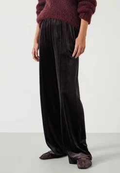 Harrison Velvet Pintuck Joggers