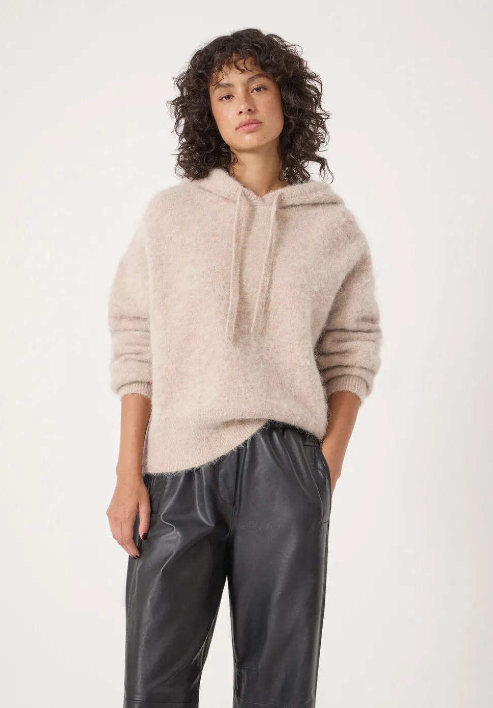 Hazel Alpaca Wool Hoodie