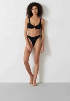 Heidi High Leg Rib Bikini Bottoms