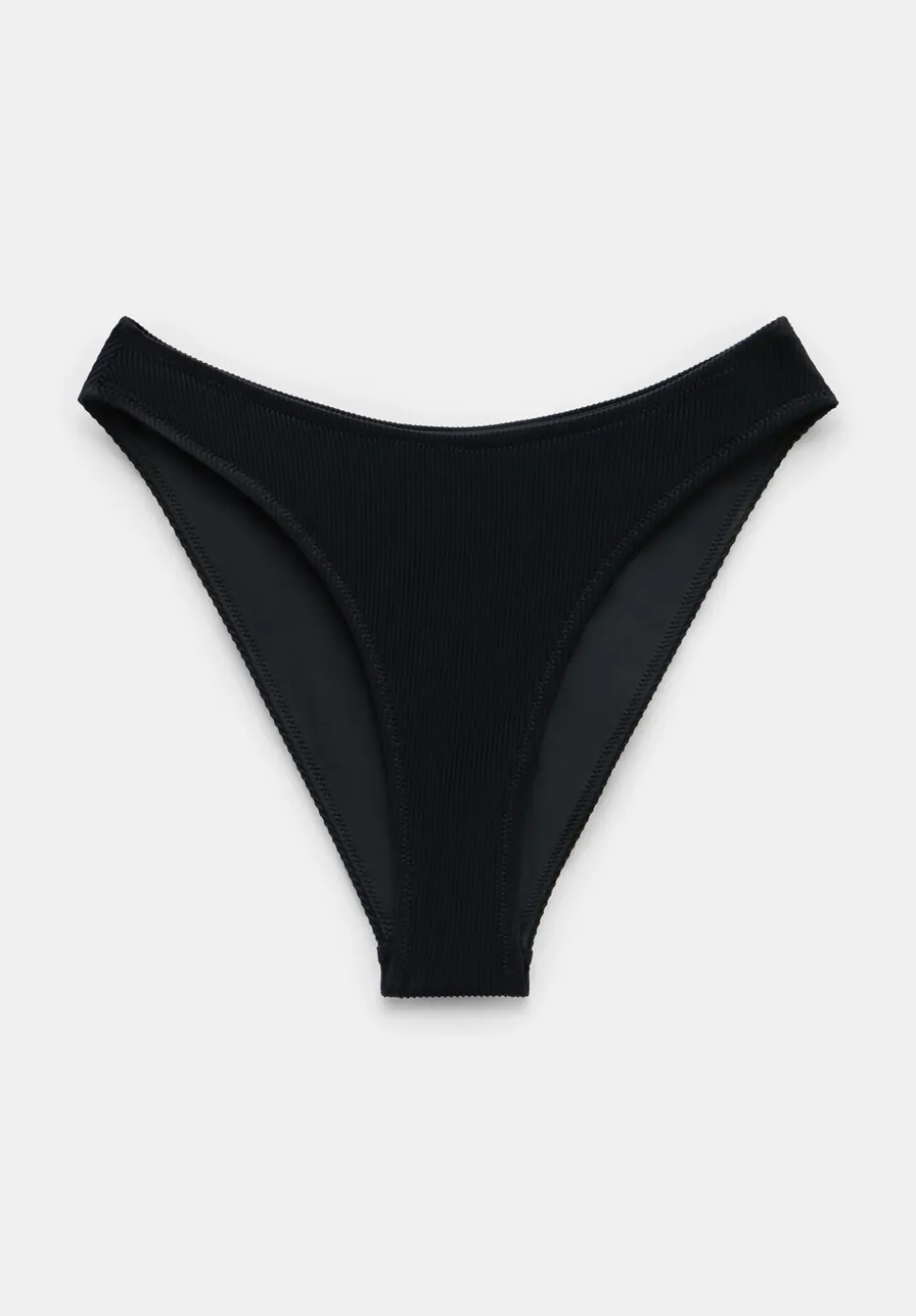 Heidi High Leg Rib Bikini Bottoms