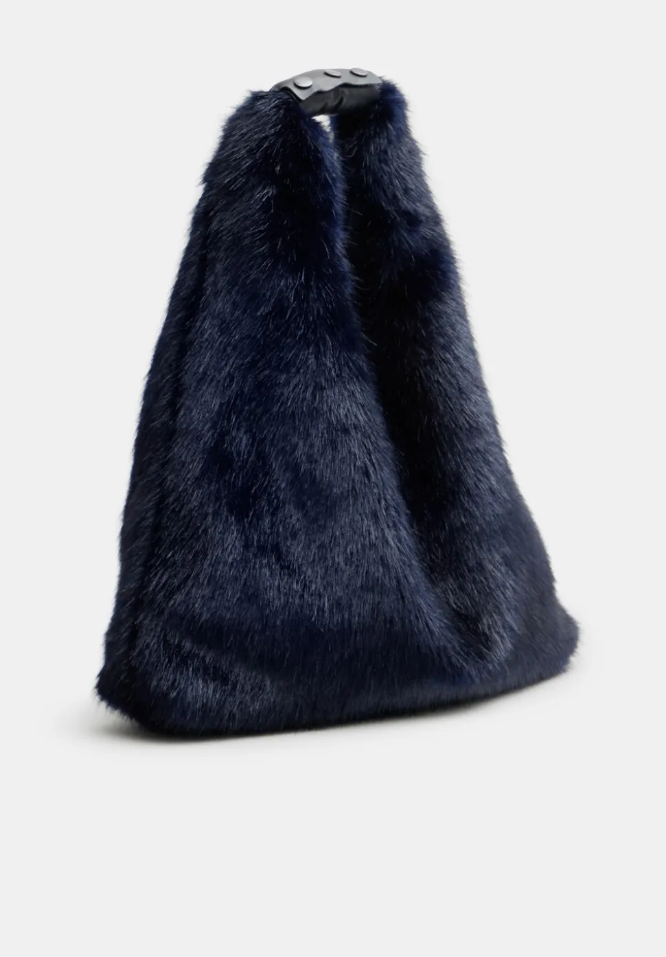Helen Moore Faux Fur Triangle Tote