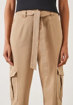 High Waist Belted Trousers