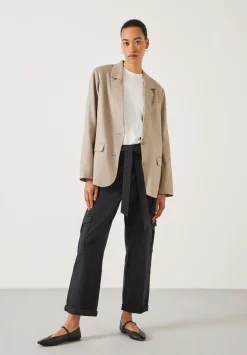 High Waist Belted Trousers