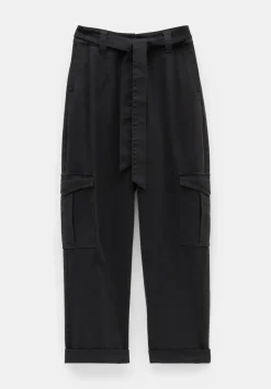 High Waist Belted Trousers
