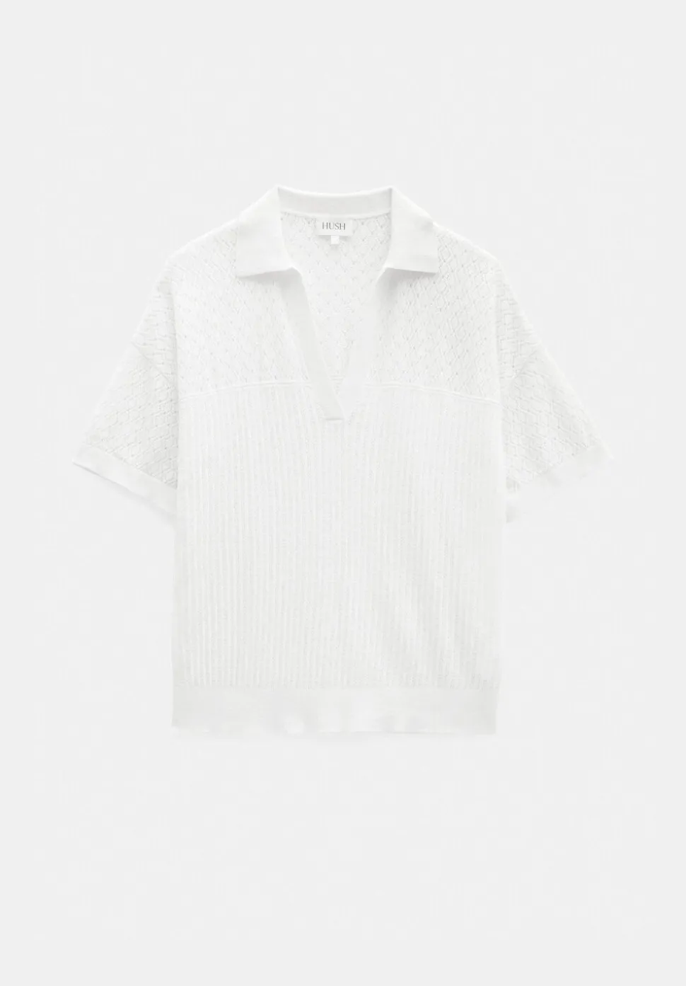 Interest Stitch Collar Top