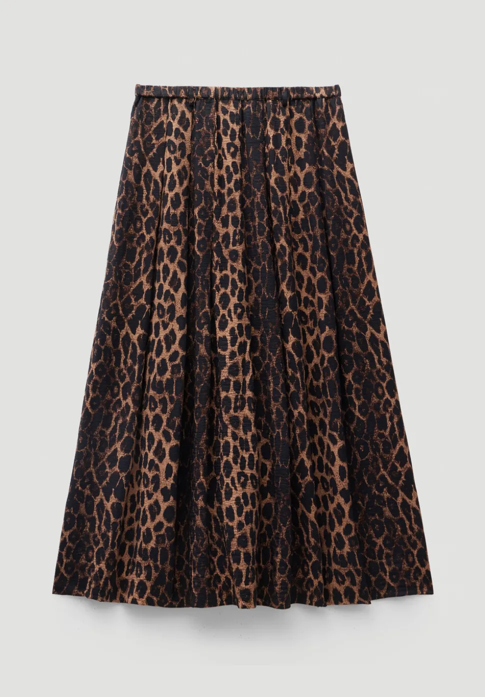 Ivy Pleated Air Flow Midi Skirt