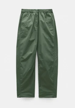 Jack Barrel Leg Pull On Lightweight Cotton Trousers