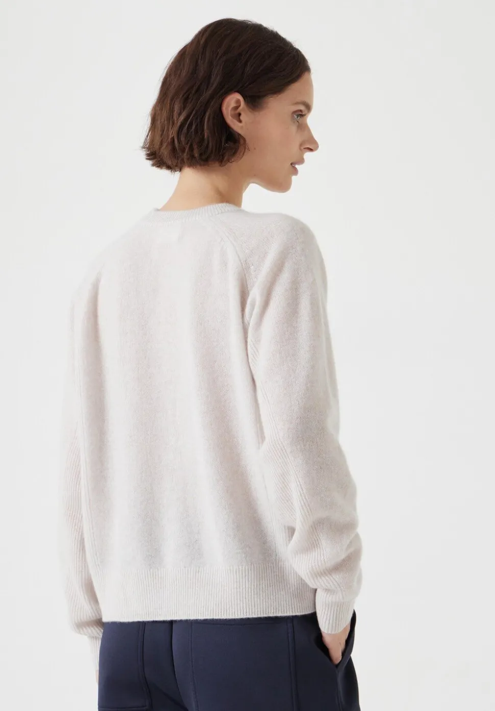 Jasmine Cashmere Rib Detail Jumper