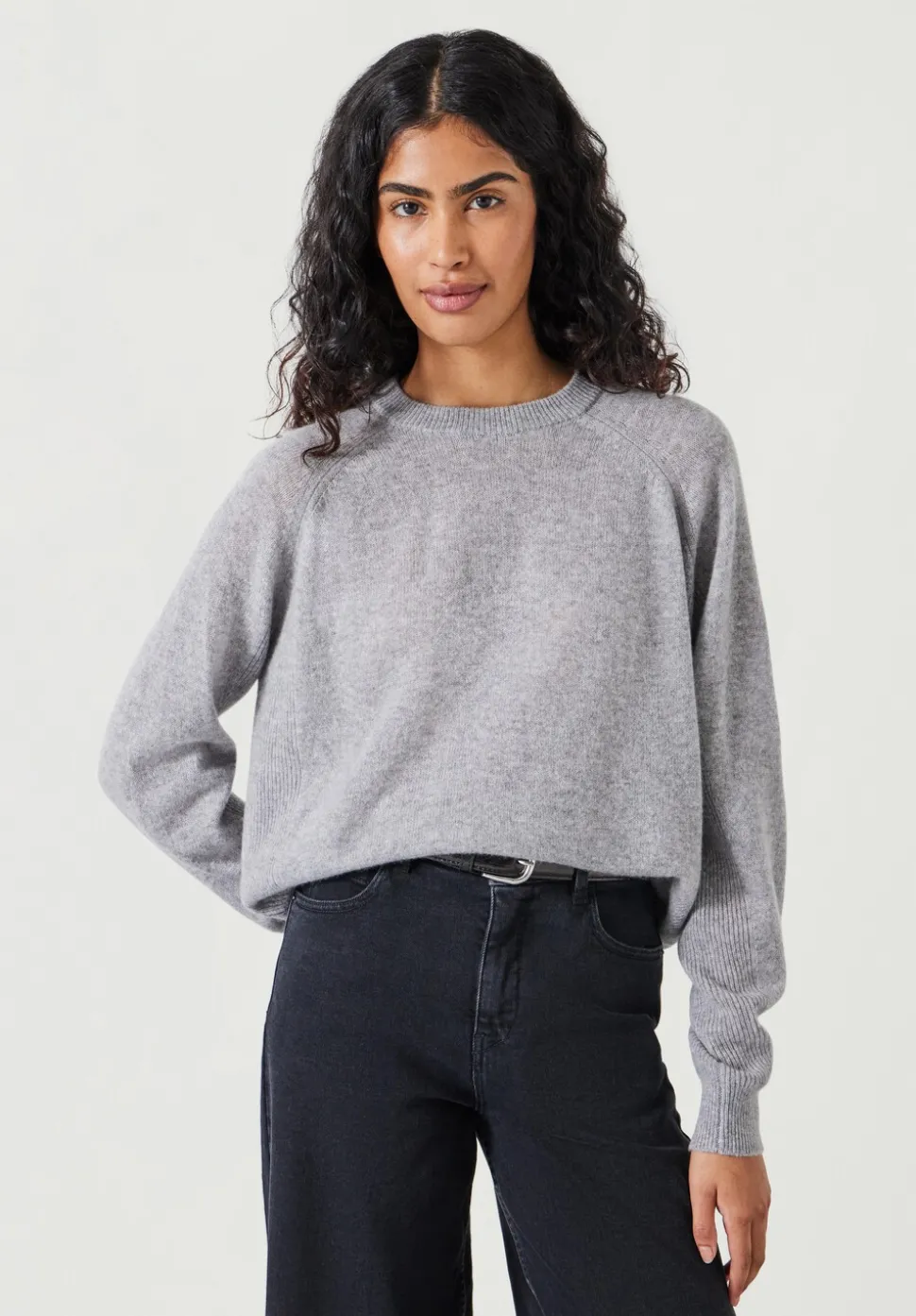 Jasmine Cashmere Rib Detail Jumper