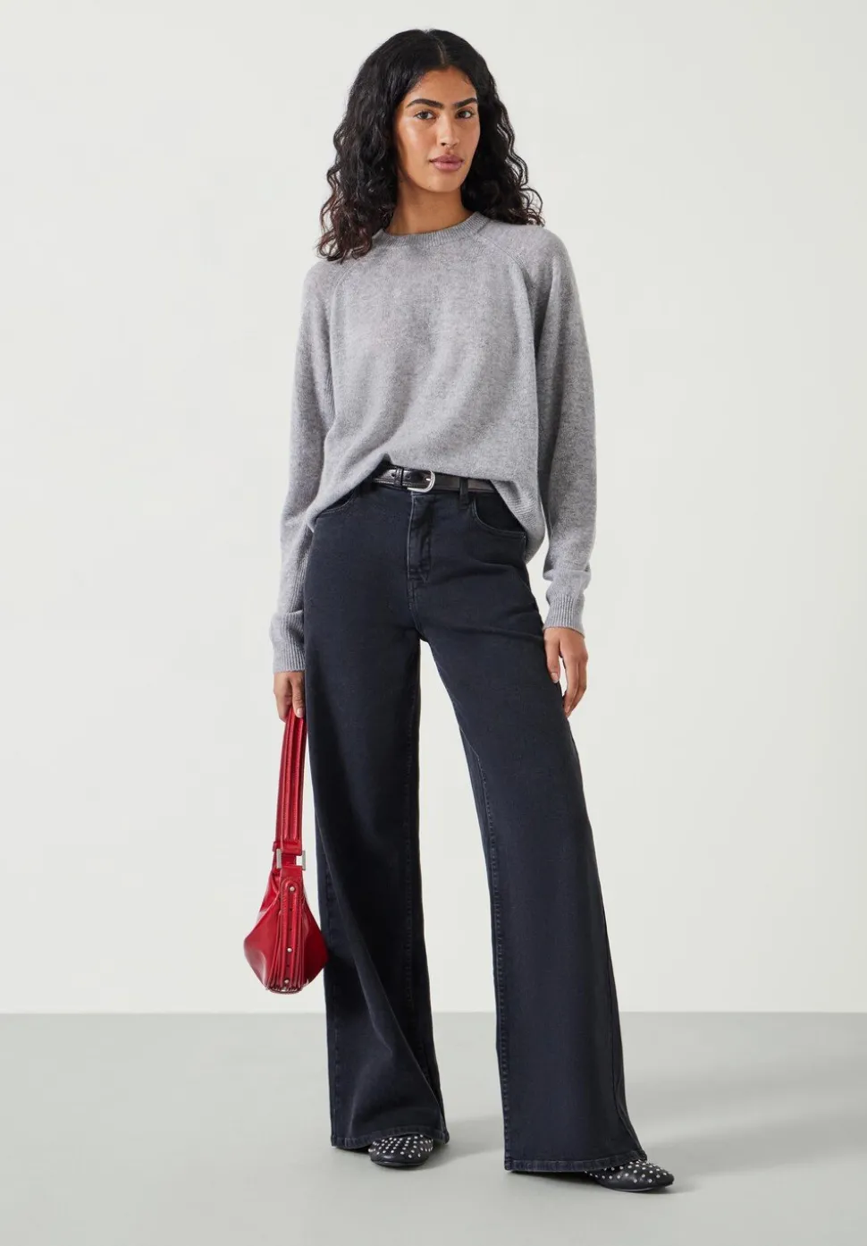 Jasmine Cashmere Rib Detail Jumper