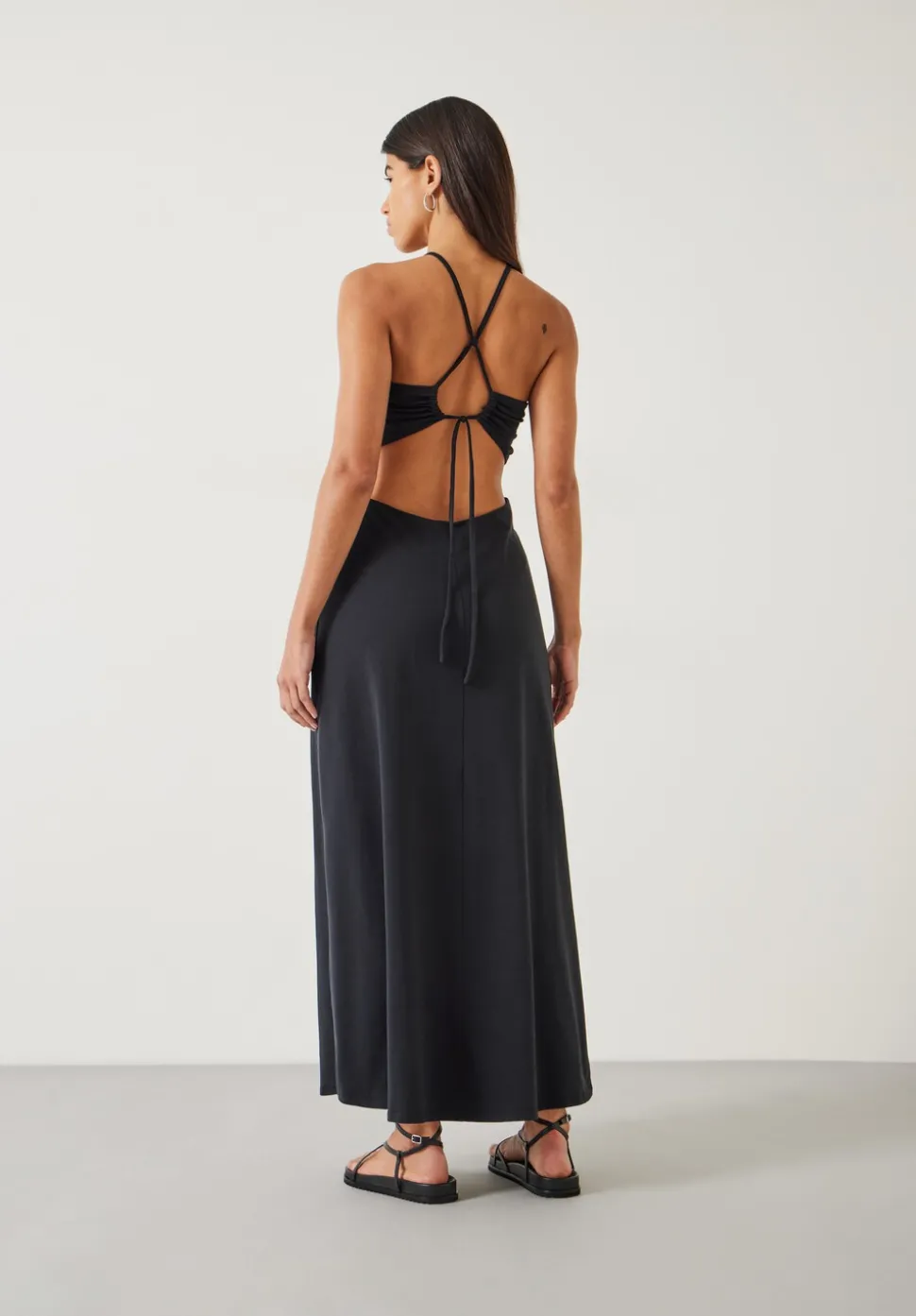 Jemma Cotton Jersey Cut-out Dress